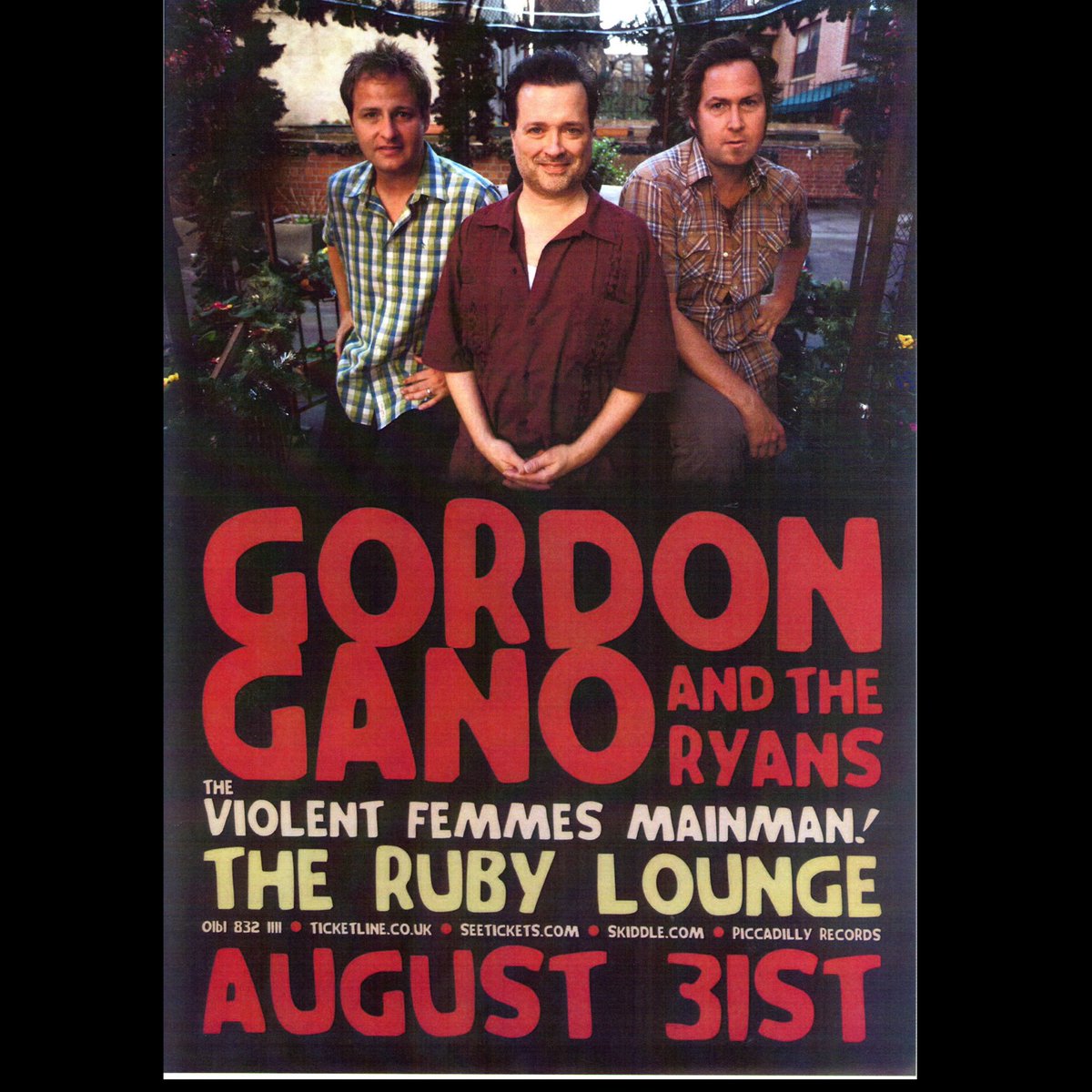 OverhaulMusic_'s tweet photo. OVERHAUL HISTORY: On this day in 2011 at Ruby Lounge, Manchester, England.  Andy temporarily joined US Alt Rock Band Gordon Gano &amp; The Ryan’s for 6 date UK tour to promote their new album Under The Sun. Andy played bass guitar and did backing vocals. https://t.co/oBGAD8nbly