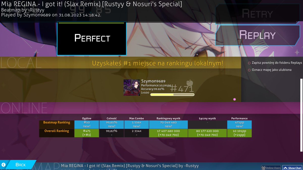 OsuMusicOffical's tweet photo. Barely ranked ๐
๐
๐ฆพ
475PP | 99.85%
https://t.co/zMzjGDv5ph
#OSU #Ctb #CTB #OneDash #Szymon9689 #osugame https://t.co/90aAkvPtFN