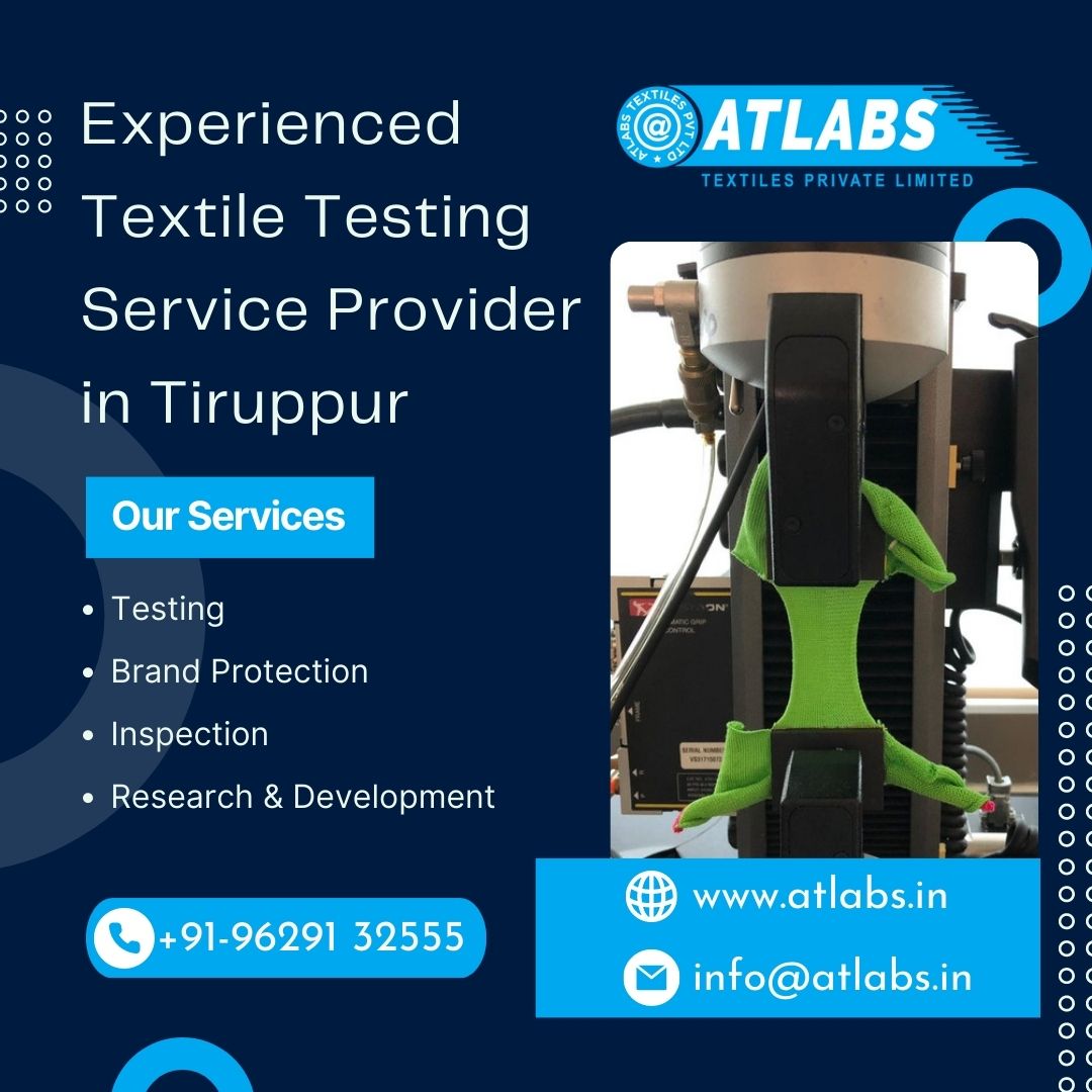 AtlabsTextiles's tweet photo. Atlabs Textiles Pvt Ltd is a one of the Best #clothes  #testing #lab in Tirupur.
#textile #testing #textiles #fabric #FabricTesting #garment #Tiruppur #service #Services #laboratory #fabric #atlabslab
Mobile Number : +91-9629132555 
Our Website : https://t.co/r6JDqEUzRH https://t.co/5poys3rr9i