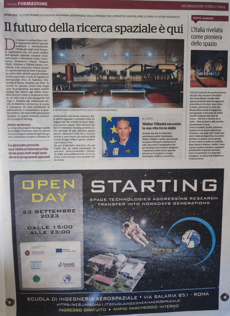 SpaceSapienza (@spacesapienza) on Twitter photo 