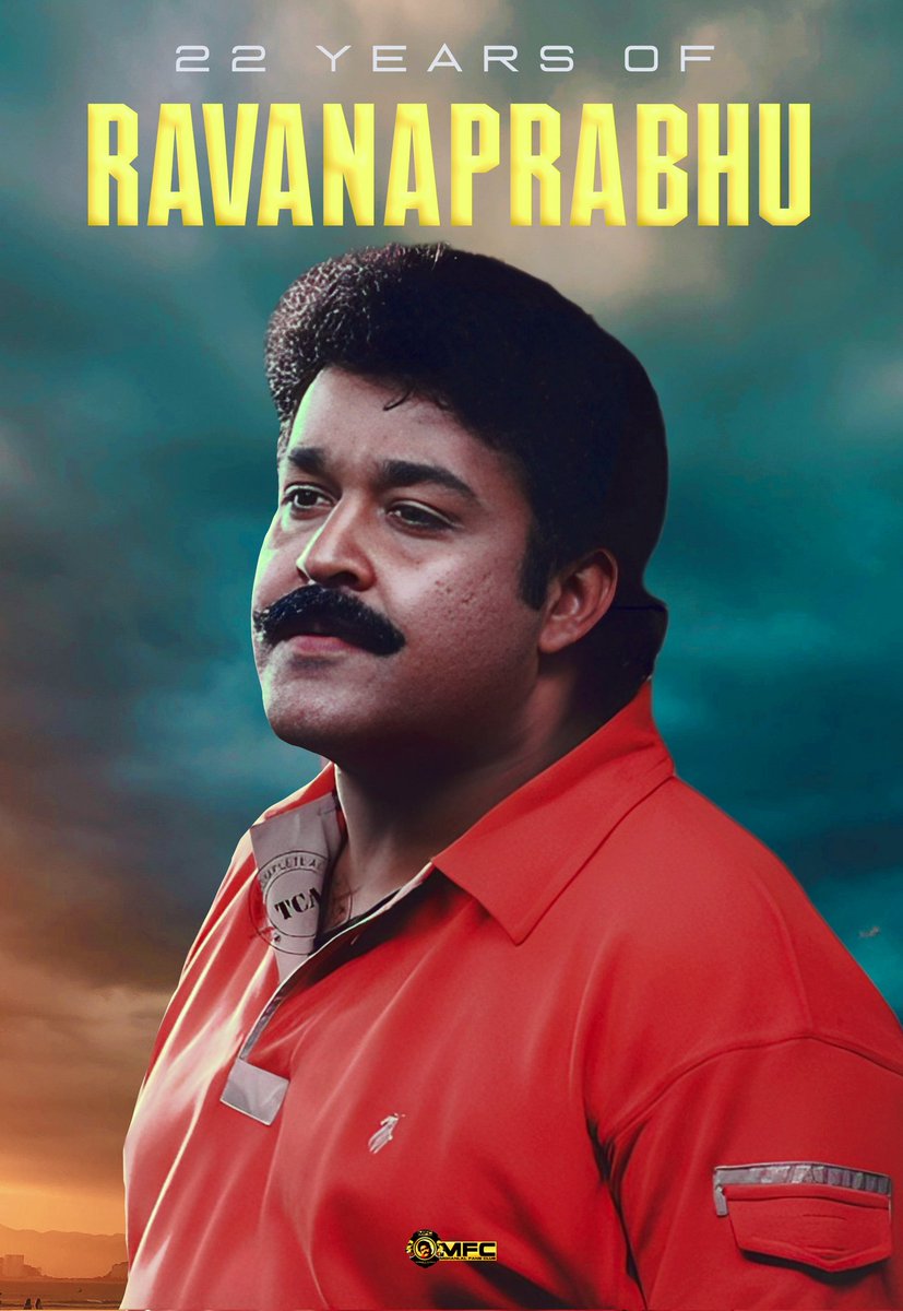 Basudev_Offl's tweet photo. 22 Years For The Ultimate Swagger Karthikeyan 😎🔥..!

#22YearsOfRavanaprabhu
#Mohanlal @Mohanlal https://t.co/IM6FOQ0unx