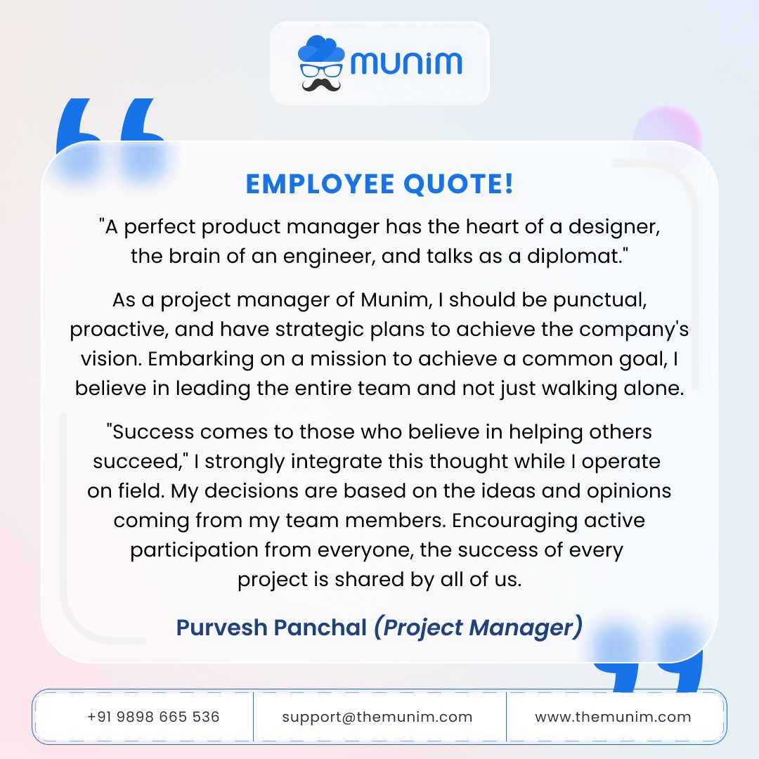 munimerp's tweet photo. Voices from Within : Unveiling the Wisdom and Inspiration in Our Team's Words. Get a Glimpse of the People Powering Our Success!
#EmployeeQuotes #TeamTestimonials #munim #accoutningsoftware https://t.co/QIBSZcWOhK