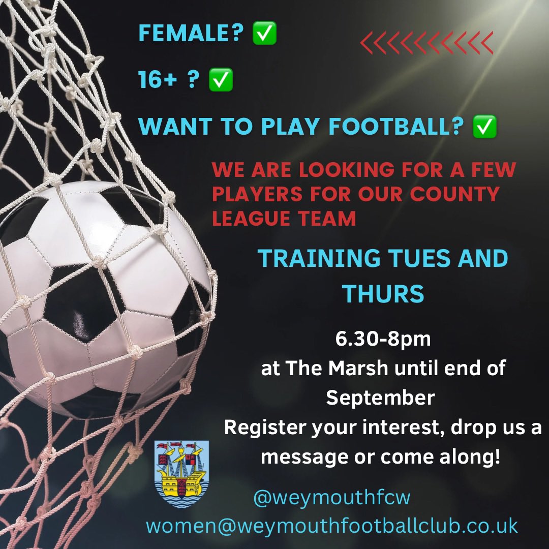 We are looking for a few more players due to long term injuries inc a GK 

We welcome interest from anyone who wants to play! 

Interested ? Get in touch or just come along to a session.