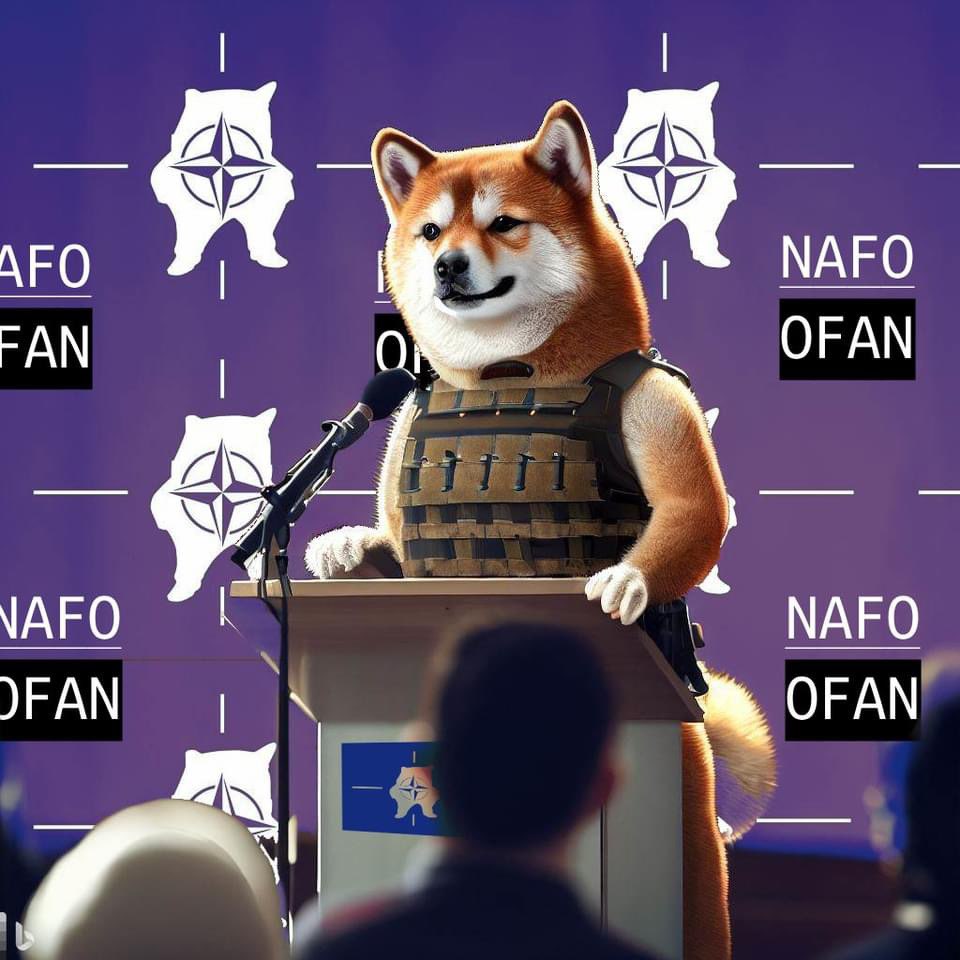 Sabrina38111857's tweet photo. NAFO is an offensive alliance whose members are committed to safeguarding the freedom and security of Ukraine and freedom-lovers everywhere, against all trolls, from all directions.  

ℹ️ Mocking and ridicule are NAFO’s core tasks https://t.co/7Ks1LPT1Ya