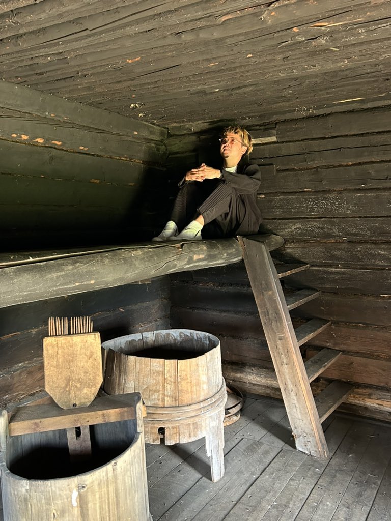 Today I am visiting the Finnforest with Taichi Kuma from Kengo Kuma &amp; Associates