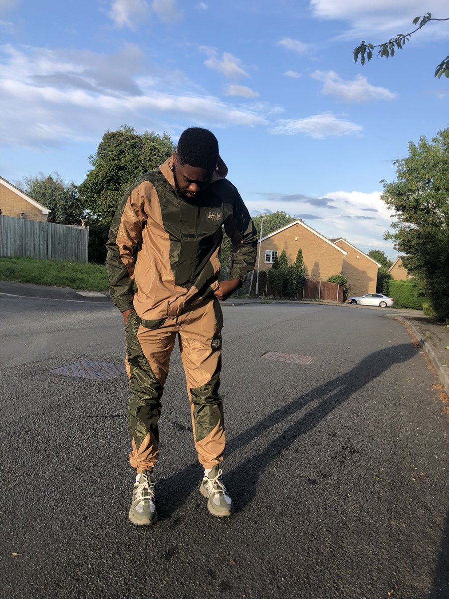 princeofzumundi's tweet image. khaki green tracksuits dropping tomorrow! the preorders been crazy #PrivateClubMembersOnly #PCMO