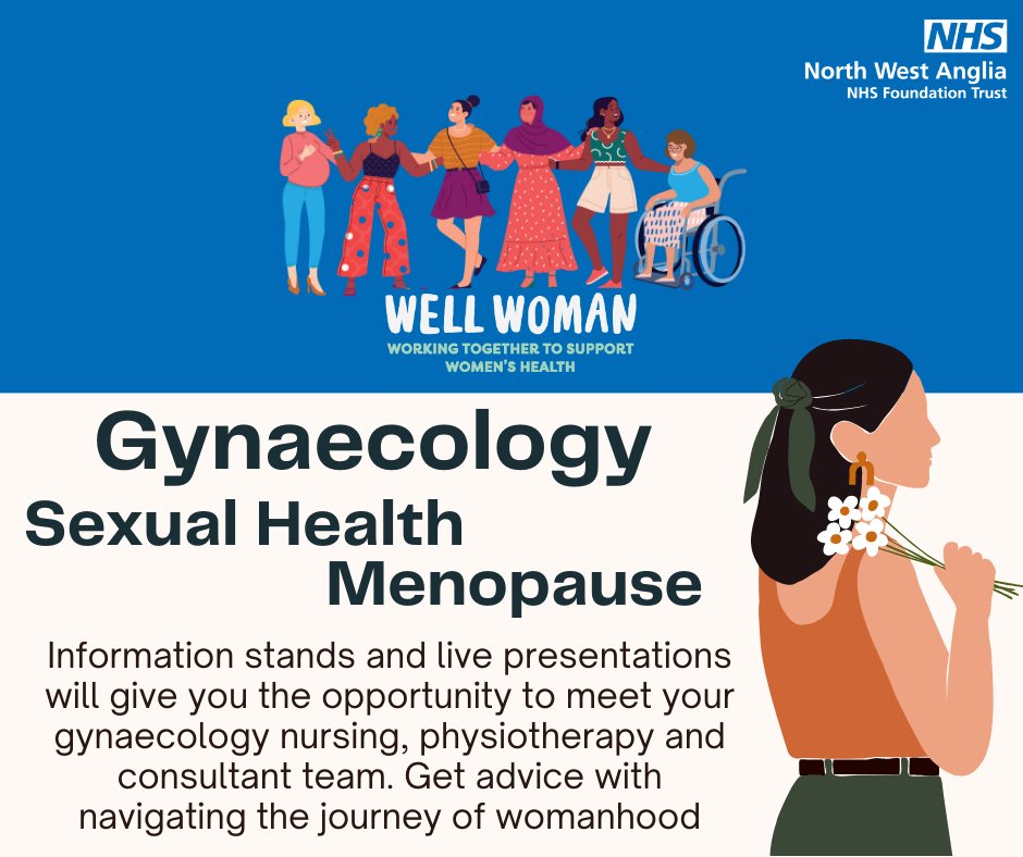 📣 Women's Health 💌 Save the date: Saturday 30 September No matter what age you are, navigating womanhood can be a journey of ups and downs and twists and turns. Meet our gynaecology, nursing and physiotherapy teams who can share advice and tips on your journey.
