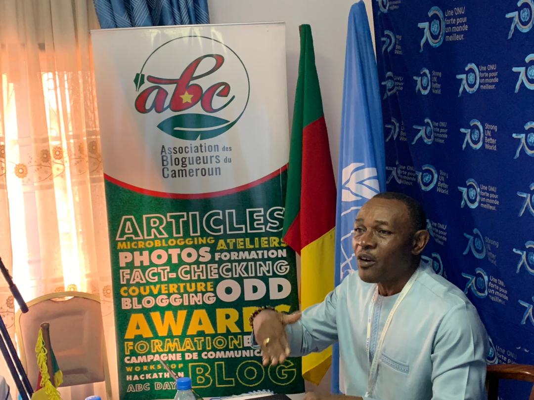 ParfaitTaiwe1's tweet photo. #WorldBlogDay. Yaoundé accueille actuellement cette journée mondiale, organisée par @BloggersCM en collaboration avec le centre d'information des nations unies. 
Débutée par le briefing des blogueurs sur les ODD https://t.co/lnytAd8eq9