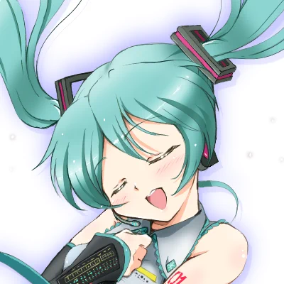 初音ミクさん、お誕生日おめでとう～!(過去絵で失礼します) 今日は野菜の日でもあり、もちろんネギも食べました。 