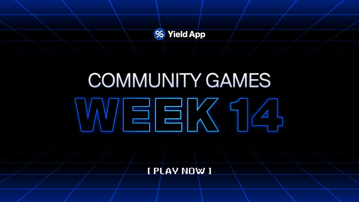 YieldApp's tweet photo. 💰 Week 14 of Community Games 👾🕹

🥇 Top the leaderboard and win awesome gifts! 

🚀 To join:
✅ Follow @YieldApp
❤️ Like &amp; RT &amp; Tag 3 friends
⬇️ Complete Gleam
https://t.co/drlBoWELmt

The top prize is up for grabs! Join now 🏆 https://t.co/55lGvuMSoh
