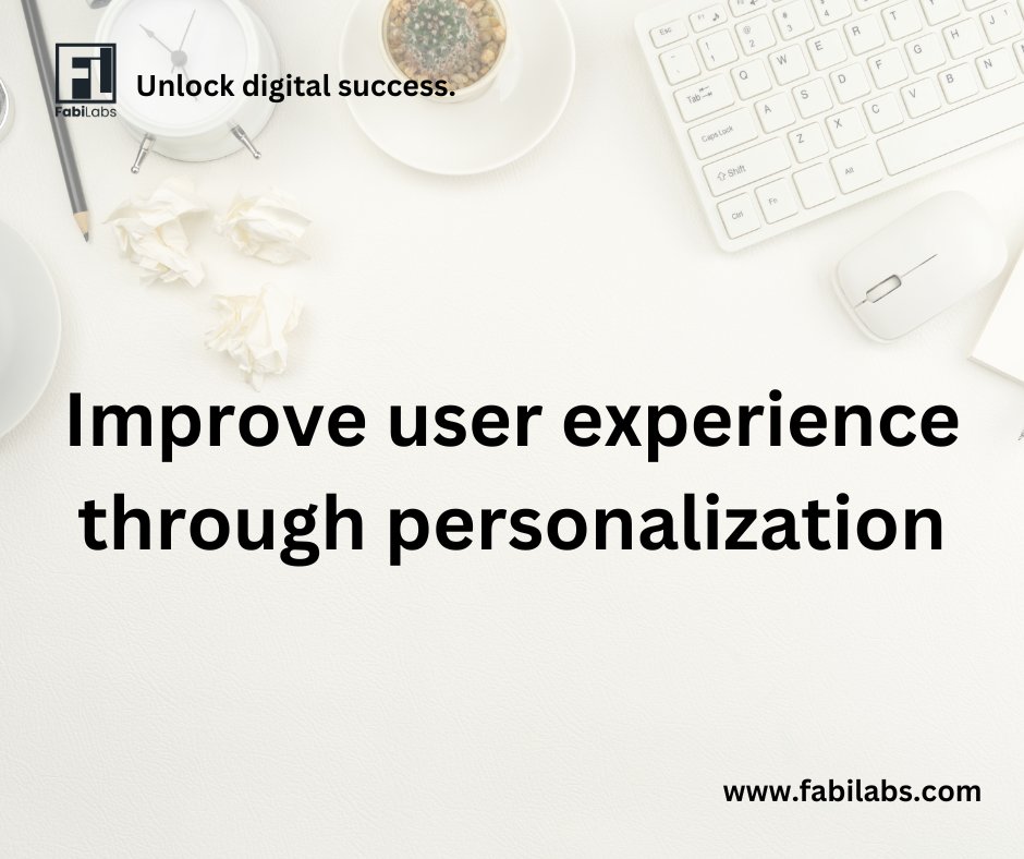 Fabilabs_'s tweet image. 🎯 Stand out with personalization! 🎯 Tailor experiences for customers with website personalization. Customize product recommendations &amp;amp; landing pages based on preferences and behavior. Show them they&apos;re valued! 💖 #WebsitePersonalization #FabiLabs
