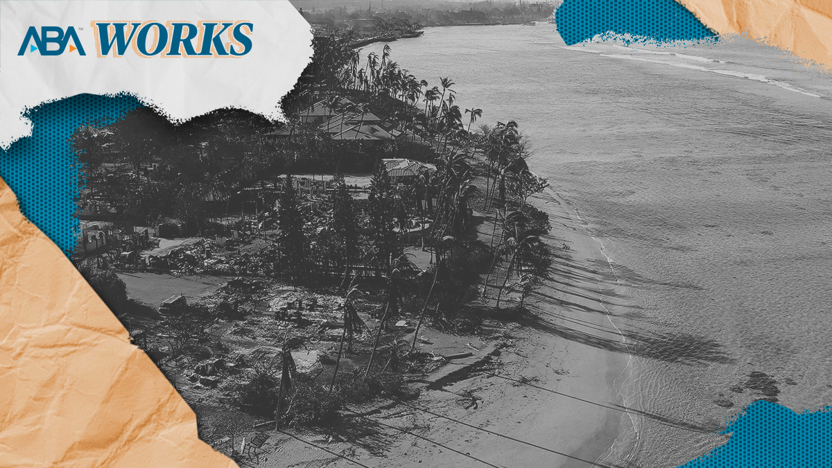The American Bar Association has activated a telephone hotline to provide free legal services to victims of the Maui wildfires who cannot afford an attorney. Survivors can call the hotline at 888-533-2773. More information: ambar.org/fa73zl