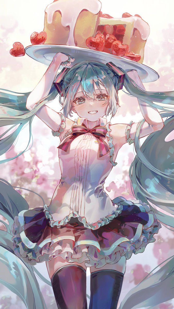 初音ミク「#初音ミク誕生祭2023 #初音ミク生誕祭2023 ミクちゃん 」|雀白なずなのイラスト