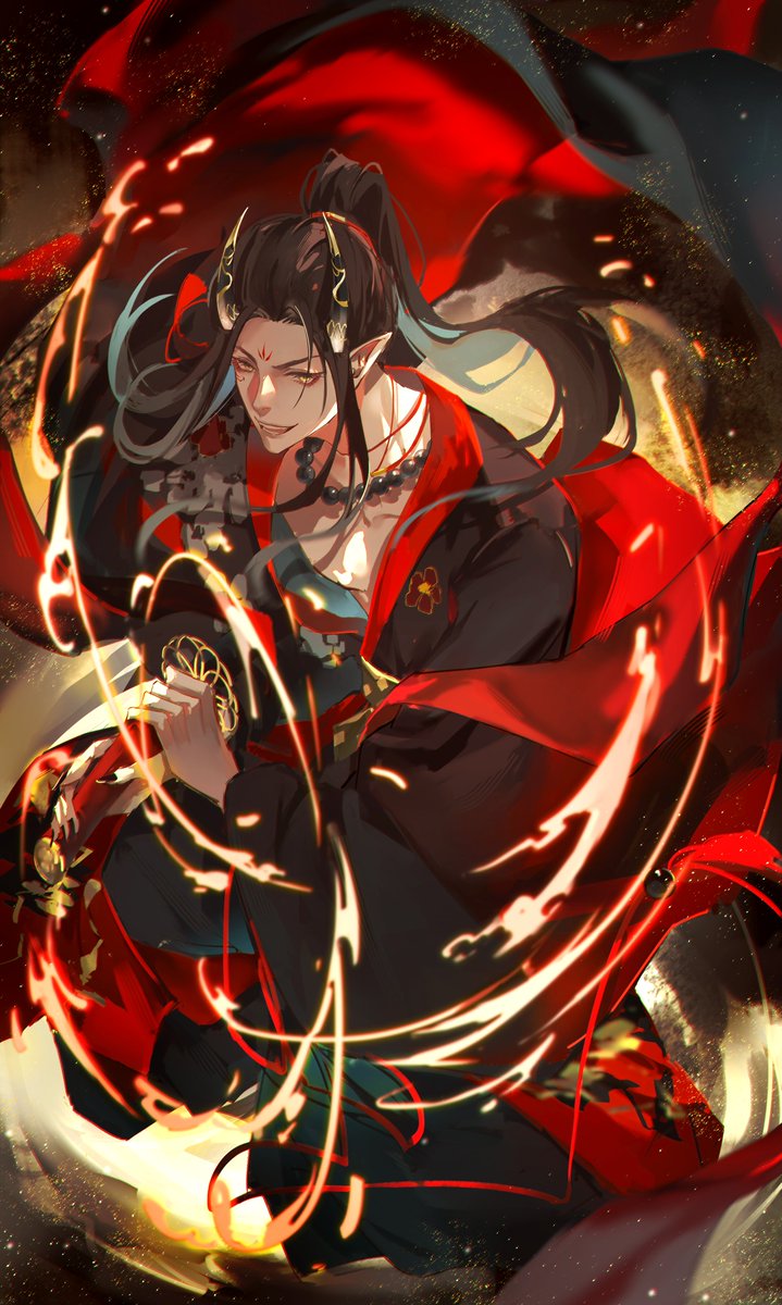 chun123_'s tweet photo. Carrying the glory of the entire clan.
 #Akurylic #VoxAkuma #AkThumbA 

*commission*
art by子森
Thank you so much. https://t.co/9ENtDD12jh