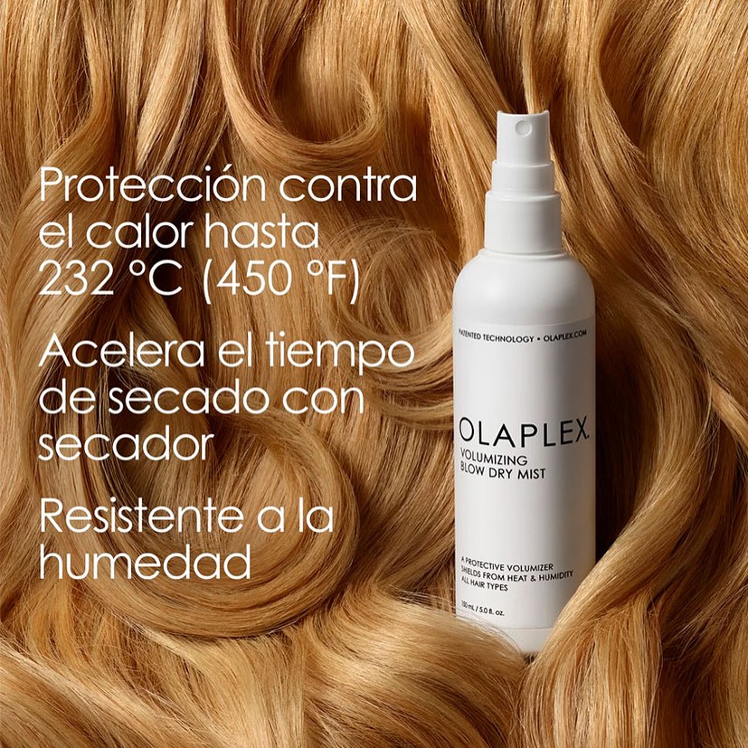 siscopel's tweet photo. Dale volumen a tu cabello con @olaplexes Volumizing Blow Dry Mist, el spray sin aclarado que mejora el secado de tu pelo mientras lo protege. 💨✨

#cuidadodelcabello #peluqueria #haircare #valencia #olaplex #hairstyle #hair #tendenciascabello https://t.co/D2kTmJKCFw