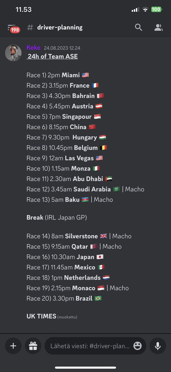 Ei Maha Mitään Racing tweet media