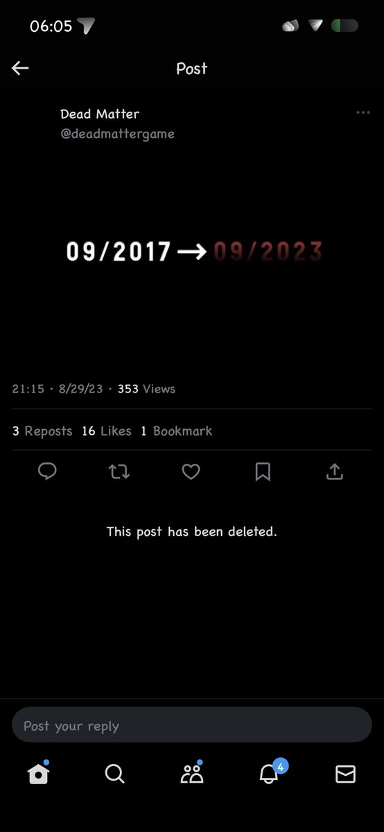 Nimda121's tweet photo. @deadmattergame The biggest issue is that you uploaded two of these then deleted the first. Both with different dates. If you guys were set in stone with a date you wouldn’t have made multiple :/ https://t.co/fvWFirKDPv
