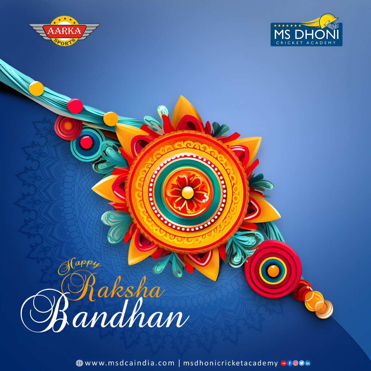 A very happy Raksha Bandhan to all🎇✨🎉

#letzplay #sports #happy #celebrations #Wishes  #bestwishes #brotherandsister #brotherlylove #Shopping #aarkasports #goodvibes #RakshaBandhanJoy #FestiveCelebrations #RakhiMagic #TrendyInteriors #HappyRakhi #DesigningJoy #rakhivibes🌼