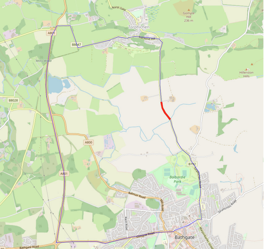 scottish_water's tweet photo. We've identified an issue in #EH48 #Bathgate & our technicians are on-site to carry out a repair. Local Diversion route in place at the moment . Sorry for any inconvenience caused. https://t.co/8QtcOBfRC4 https://t.co/fbezAFEjej