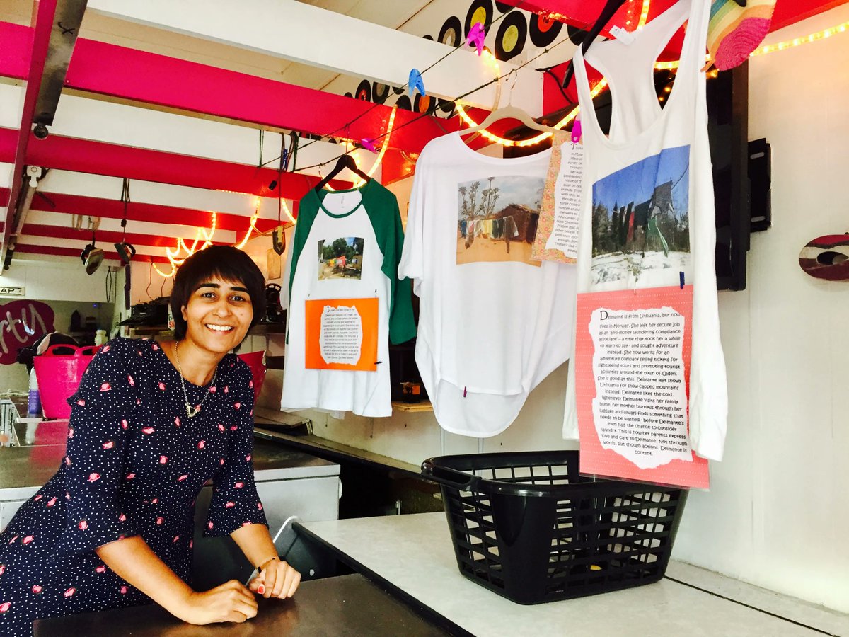 A timeless art project, all about unity and togetherness, here’s a #throwback to exhibiting #80WashingLines at Wandsworth’s Dirty Laundry launderette! Stay tuned for more on this project, as it makes a comeback in 2024…