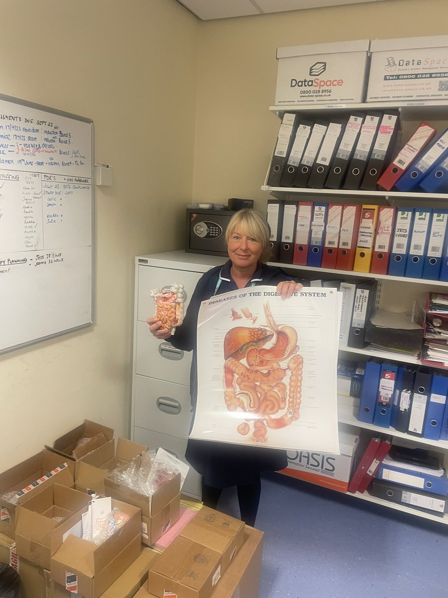 Our Endoscopy ward manager Wendy, 
Thrilled with training resources received from NHS Academy today!   #education #staffdevelopment   #JAG <a href="/TeamDDWHH/">TeamDDWHH</a>