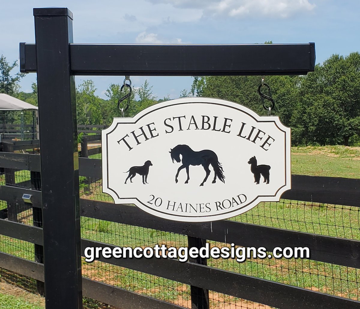 cottage_green's tweet photo. Are you enjoying the Stable Life?
Farm signs by https://t.co/mxWEx0l0jL
#Stables #farmsign #alpaca #Horses #farmhousesigns https://t.co/BkgDZ115xr