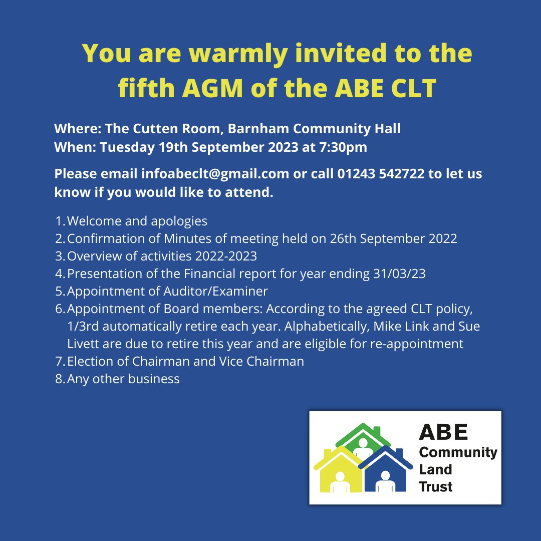 ABE Community Land Trust (@BarnhamClt) / Posts / X