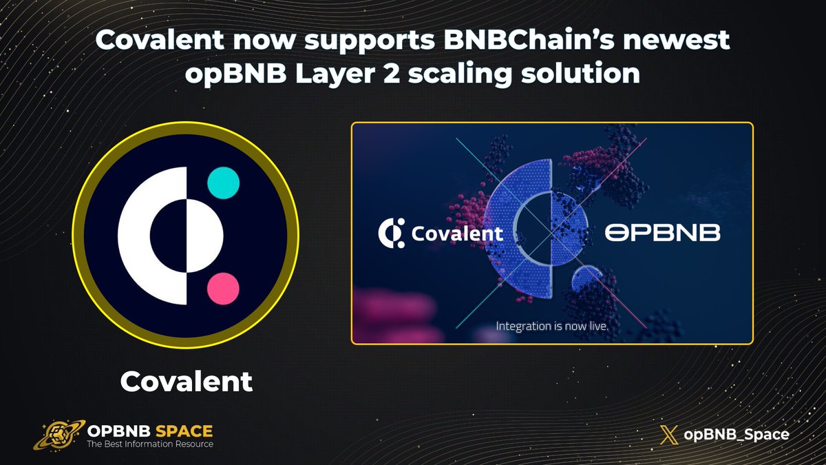 DailyAI_Ins's tweet image. 🔥 BREAKING NEW 🔥
✨ @Covalent_HQ now supports @BNBCHAIN’s newest #opBNB Layer 2 scaling solution
By leveraging the OP Stack’s Bedrock codebase, opBNB will attract even more users to #BNB
👉 opBNB developers can utilize realtime indexing and #UnifiedAPI to build apps on opBNB
