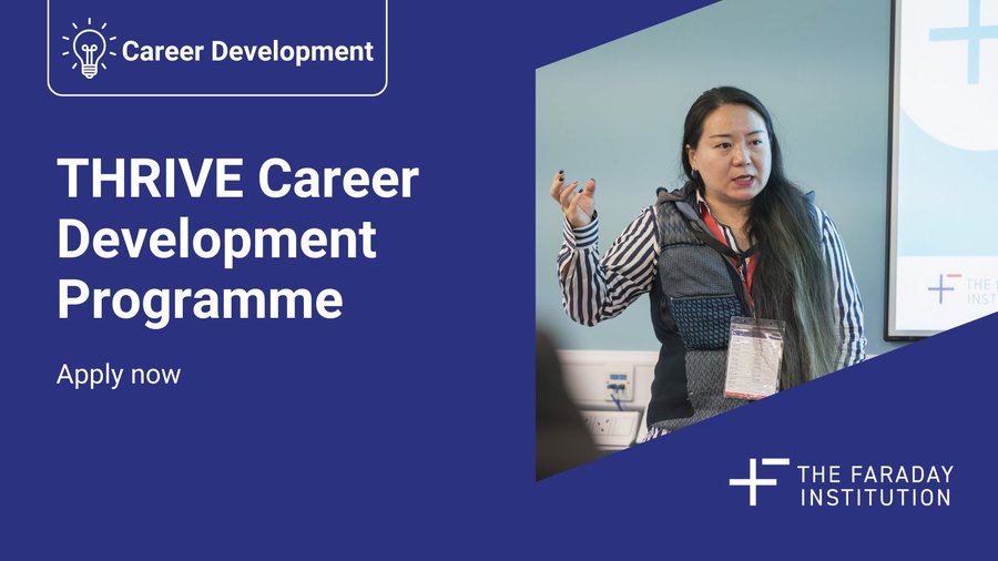 🚨Last chance to apply for the THRIVE Career Development Programme - only a few places left! <a href="/Skills4UK/">Skills 4</a> 

❓Do you identify as being in a minority group? Looking to boost your #career? Find out more &amp; apply today 

👉🏾faraday.ac.uk/opportunities/…

🗓️Apply by 5th September

Please share