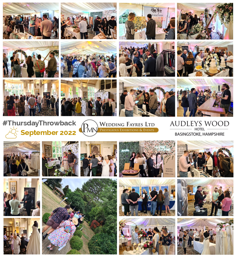 And just like that,it's September tomorrow!🗓️🍂We've ordered sizzling-sunshine🌤️ for our @audleyswoodhotel #weddingfayre this Sunday 3rd & couldn't resist a #ThrowbackThursday to last years gloriously sunny-Sunday too!😎
