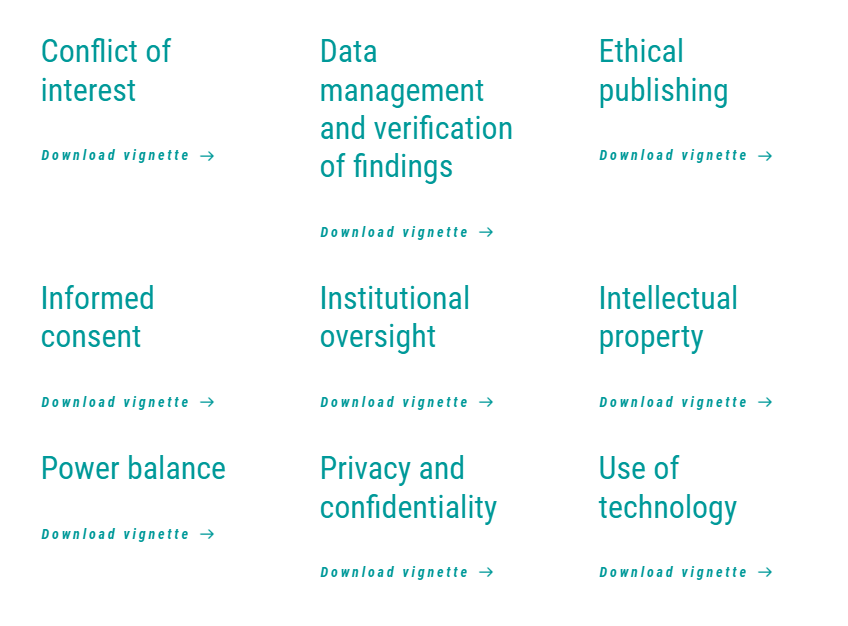projectbridge_'s tweet photo. On the BRIDGE project website, you can also find 9 vignettes on #citizenscience #ethics that you can use in your courses 
#academicintegrity #researchintegrity https://t.co/wMznNJF2DB