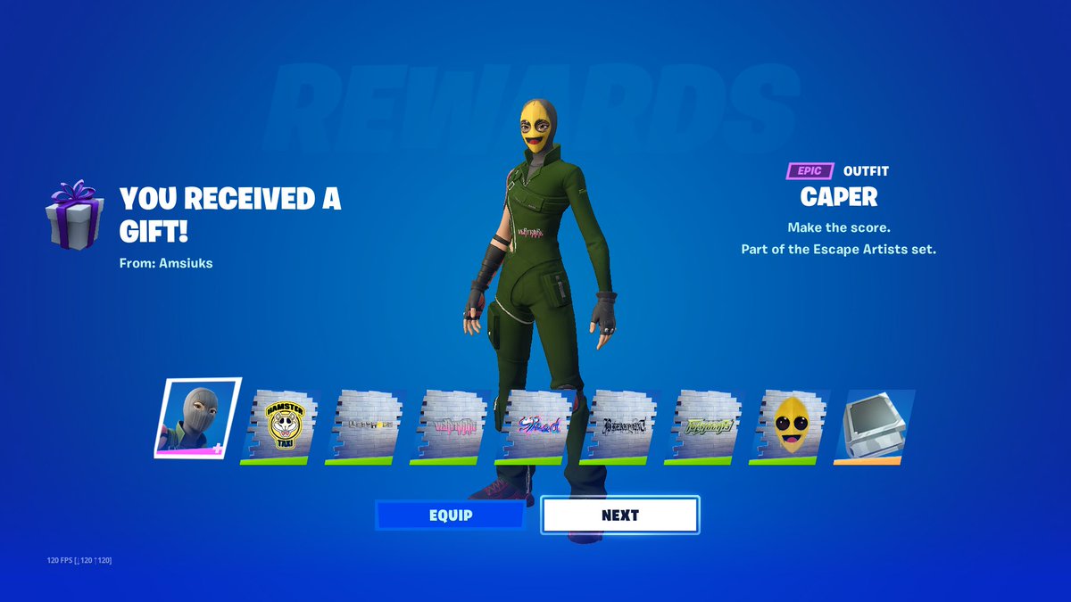 loltrol2500's tweet photo. Gifted myself the caper skin with code AbseneVicki #AbseneVicki @vAbsenz https://t.co/iOZPuPshpG