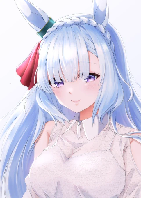 せっかくだから花束無し差分。#ウマ娘#メジロアルダン 