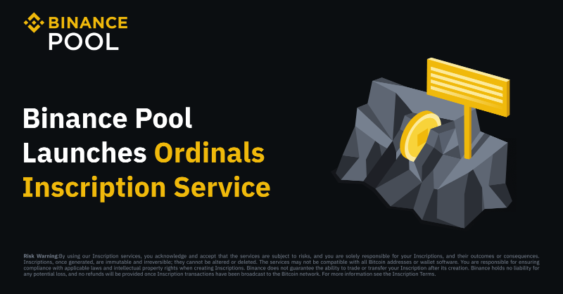 binance's tweet photo. #Binance Pool launches the Ordinals Inscription Service!

You can now inscribe additional data directly onto individual satoshis, creating unique digital artifacts that are securely stored on the #BTC network.

More info here ⤵️