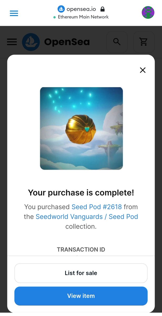 NICK__Web3's tweet photo. I Just minted my @SeedworldMeta seed pod,Extremely bullish on gamefi, and in my opinion the leading gamefi project will be @SeedworldMeta.

Glad to minted one.🔥 https://t.co/r6HiFA96dR