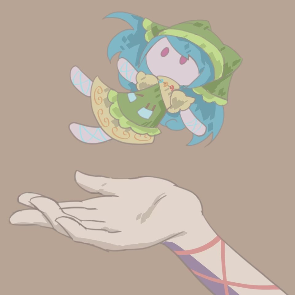spongeorange1's tweet photo. #8月28日はまゆけーきの日
#埴安神袿姬 
#東方Project 
虽然是8.28当天画的磨袿，但还是拖到现在才发（ https://t.co/RFvIuehLnZ
