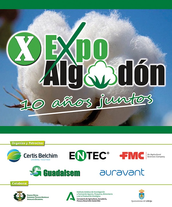 CuadernoAgrario's tweet photo. 🟢La X edición de #EXPOALGODÓN se celebrará en la localidad sevillana de #TorredelaReina el próximo 14 de septiembre #Sevilla 🚜🌱☁️

+INFO➡️https://t.co/rZqa82LTe1 

✅Participan y patrocinan👉🏻@CertisBelchimES
@guadalsem @EuroChemGroup @FMCCorp @FMCAgro @Auravant_ES https://t.co/lsnJdKqd12