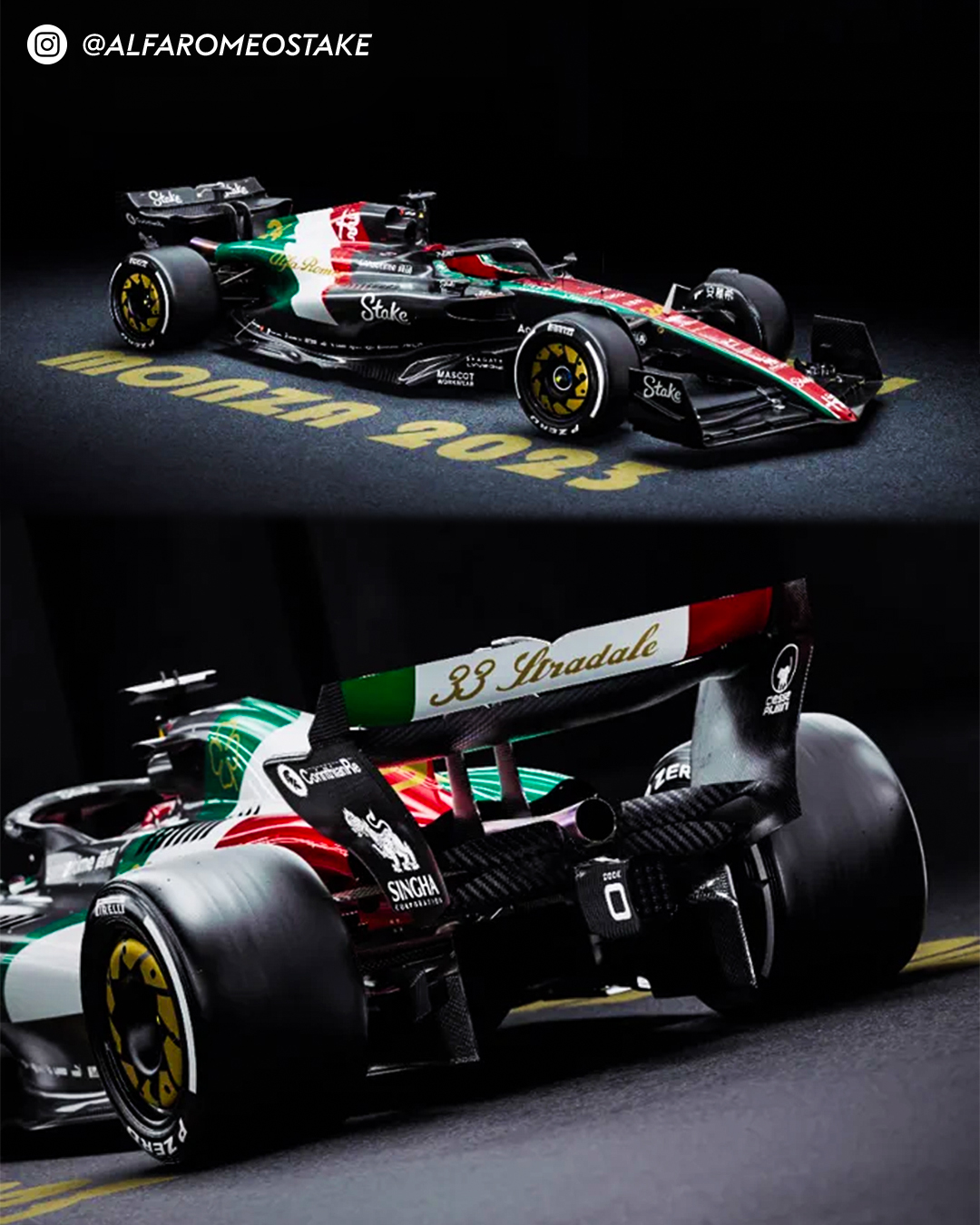 AFX ☆限定 Alfa Romeo F1 Monza #77 HOスロットカー AFX Alfa Romeo F1-Monza 2023 HO Scale Slot Car | Auto World