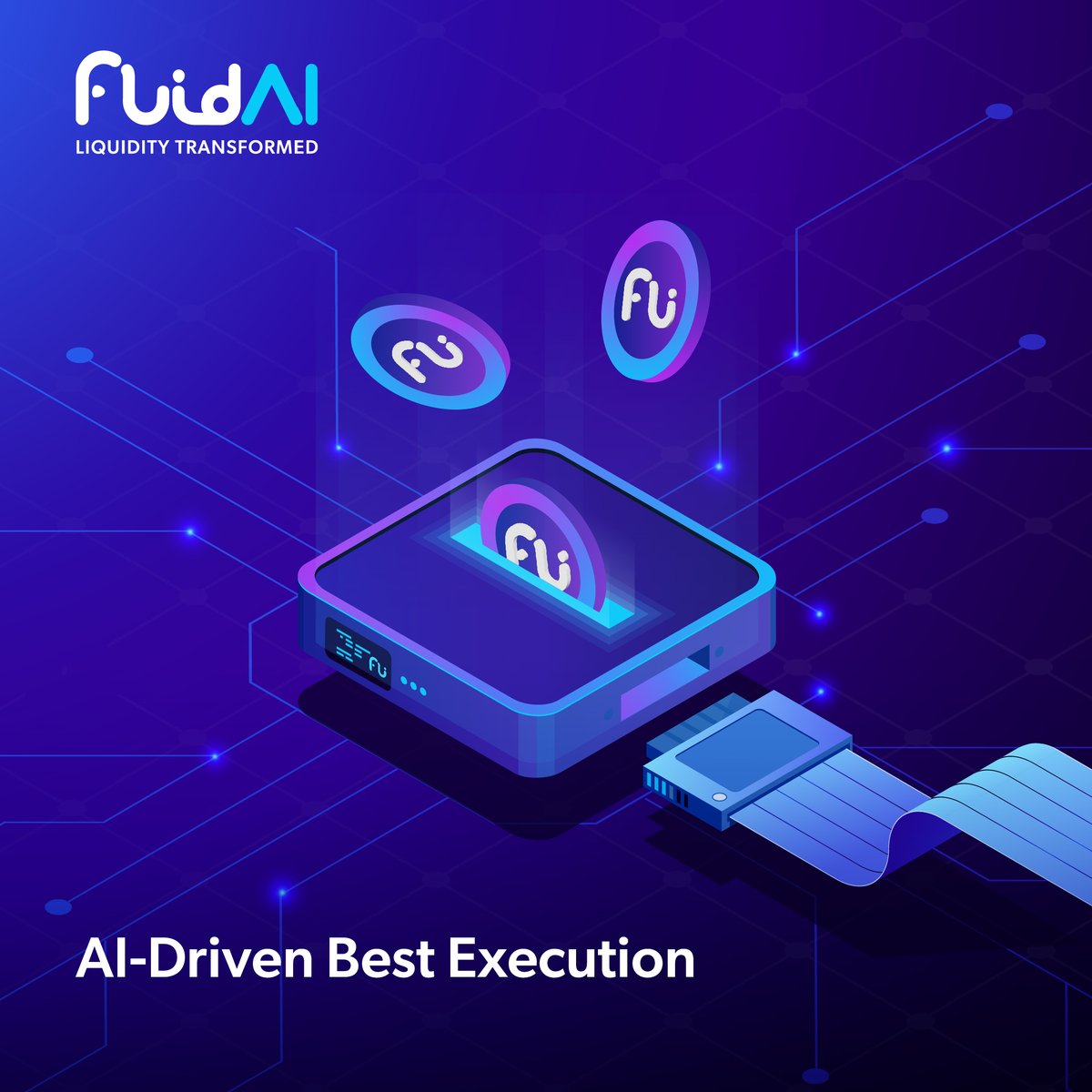 FLD_AI's tweet photo. Liquidity fragmentation challenges trust, acceptance, and adoption of virtual assets. Through AI-driven best execution, #FluidAI aims to source liquidity efficiently, transparently, and compliantly, revolutionizing the digital asset industry. #BestExecution #Crypto #DeFi https://t.co/1FnLXdPjMM