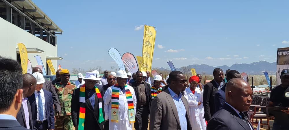 ZANUPF_Official's tweet photo. HIS EXCELLENCY PRESIDENT OF ZIMBABWE CDE ED MNANGAGWA OFFICIALLY   COMMISSIONS SABI STAR LITHIUM MINE- BUHERA

The President of Zimbabwe Cde ED Mnangagwa has arrived accompanied by the Vice President Cde CGDN Chiwenga.

#ZIM1
#NyikaInovakwaNeVeneVayo
#IlizweLakhiwaNgabanikaziBalo https://t.co/ikPC7qms6B