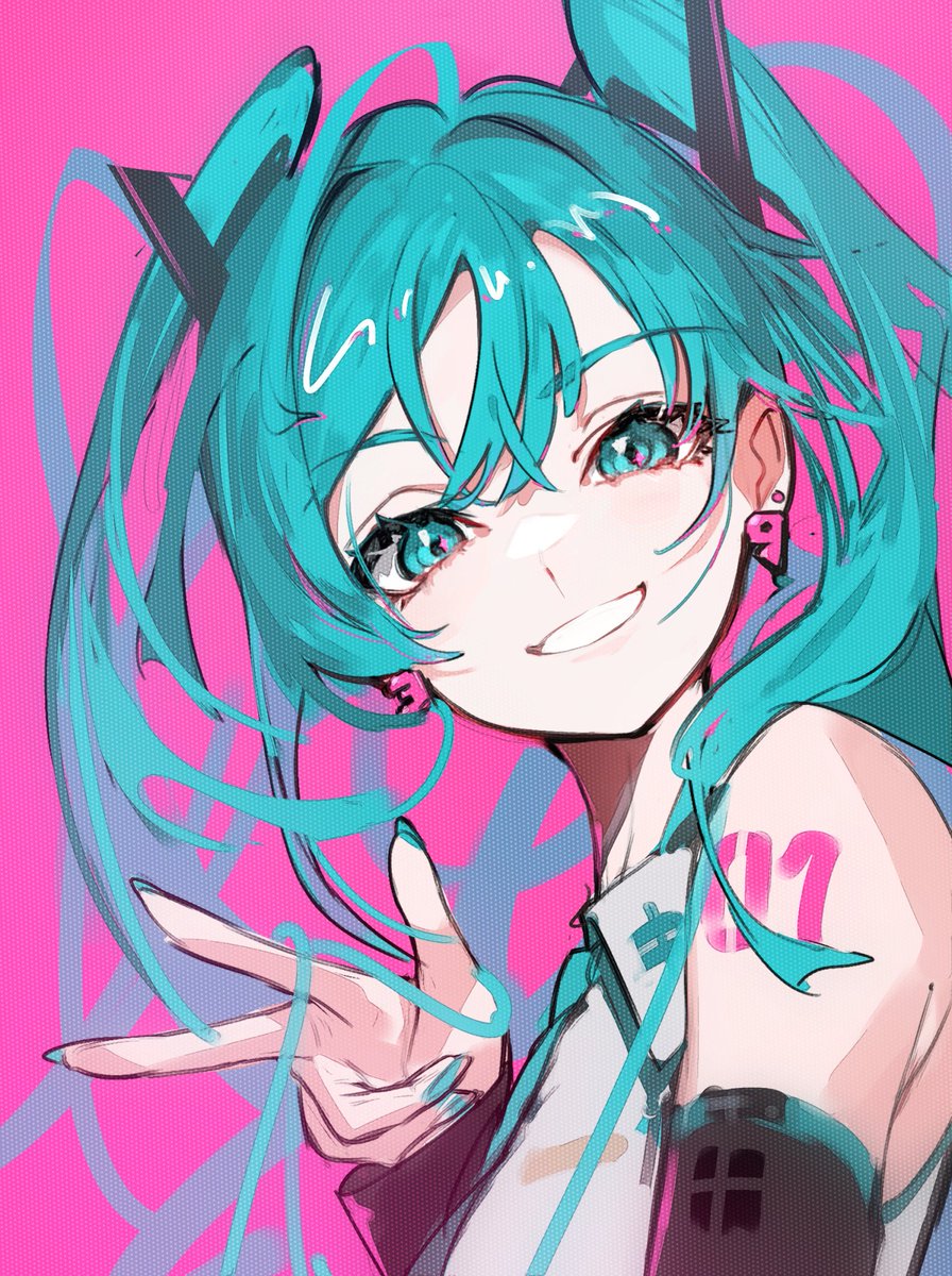 初音ミク「16歳おめでとう!#初音ミク #miku16th #初音ミク誕生祭2023 #初」|POKImariのイラスト