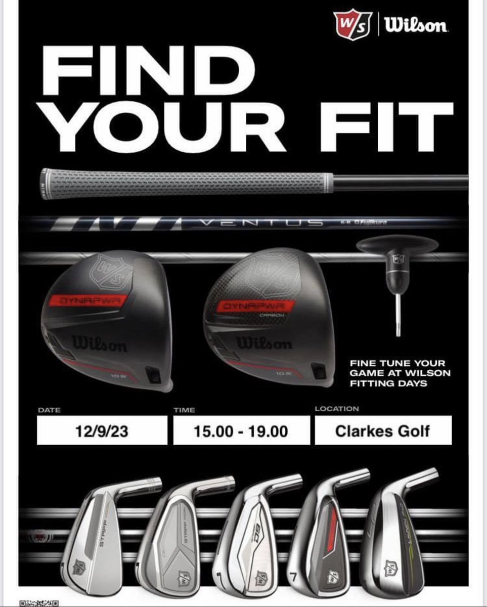 J Gallagher Golf (@jggolfagency) on Twitter photo ๐ด WILSON DEMO DAY <a href="/ClarkesGolf/">Clarkes Golf Centre</a>
๐
TUESDAY 12th SEPTEMBER 23โ
#wilson #dynapower #wilsonstaff #golf #demoday <a href="/WilsonGolfEU/">Wilson Golf Europe</a> ๐ด WILSON DEMO DAY <a href="/ClarkesGolf/">Clarkes Golf Centre</a>
๐
TUESDAY 12th SEPTEMBER 23โ
#wilson #dynapower #wilsonstaff #golf #demoday <a href="/WilsonGolfEU/">Wilson Golf Europe</a>