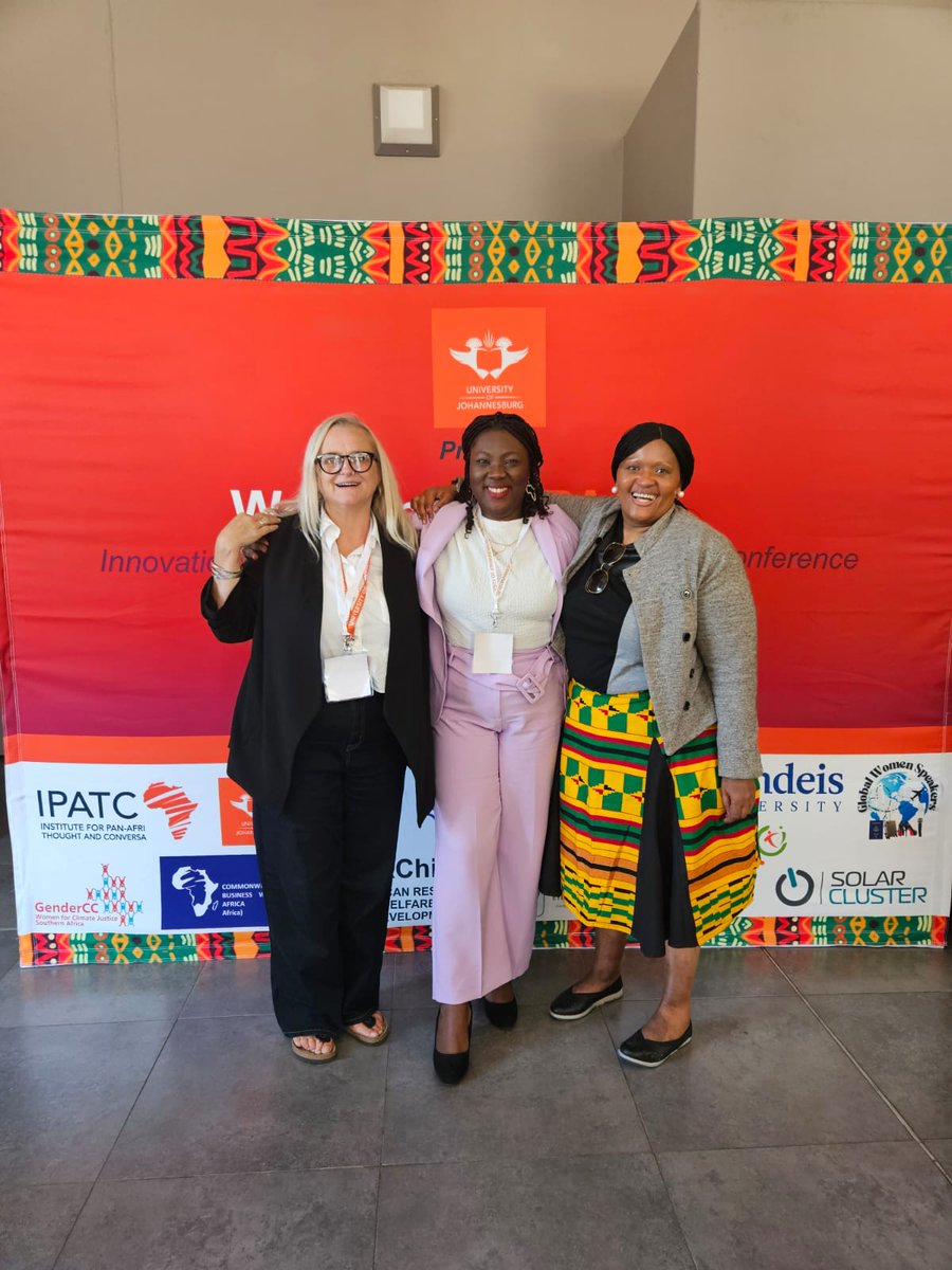 ujipatc's tweet photo. Day 2: Currently at the Women and Impact: Innovation and Sustainability in Africa with Prof. Siphamandla "Si" Zondi, Prof. Sophia Price, Dr. Tinuade Adekunbi Ojo (PhD) and Prof. Alex Nunn (PhD)
#WIISA https://t.co/mpvwz5y2ZV