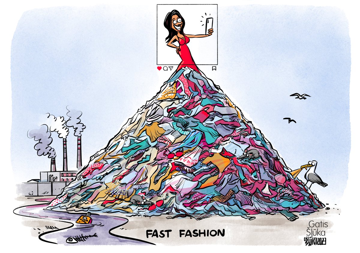 What you just see of fast fashion isn't what it really is In the 🇪🇺, we throw away about 5 million tonnes of textiles every year Learn more about our EU strategy and proposed rules for sustainable & circular textiles 👉 europa.eu/!Mqjfnv #CircularEconomy #ForOurPlanet