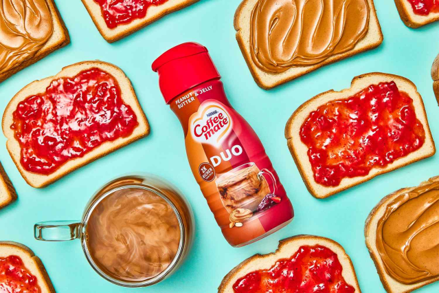 smittycol's tweet photo. This back-to-school season, Coffee mate is bringing back the nostalgia of your brown bag lunch days with a PB&amp;J Flavored Duo Creamer. Learn how you can enter to win one of the limited-edition bottles. #BrandLove #emp https://t.co/DOYGbS6vtg https://t.co/IC92H0j6qi