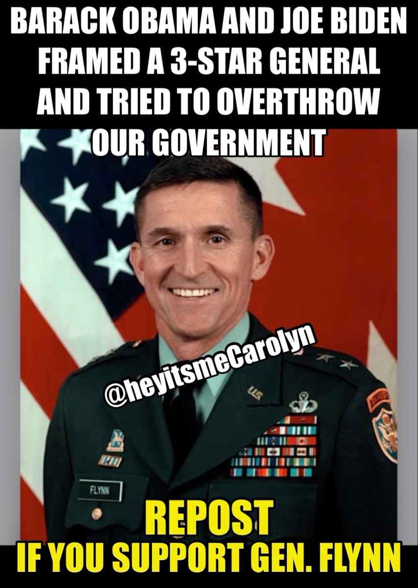 I Support General Flynn👇🇺🇸