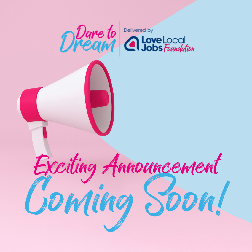 What could be better than the #daretodream programme starting up again next week? 🤔

A bit of news we've been excited to share with you all, that's what 💜

But you'll have to wait until next week, so keep your eyes peeled!

#mentoring #localcommunity #lovelocal #inspiration