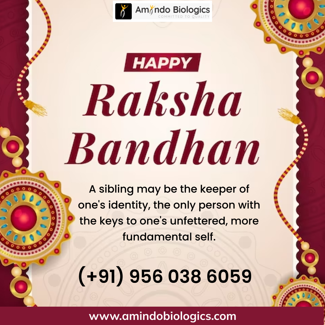 As threads of love tie us together, may this Raksha Bandhan bring joy and blessings.
#AmindoBiologics #HealthcareSolutions #InnovationsInHealth #rakshabandhan
#rakhi #rakshabandhanspecial #rakhispecial #love #rakhigifts
#brothersisterlove #rakshabandhangifts #brother #india