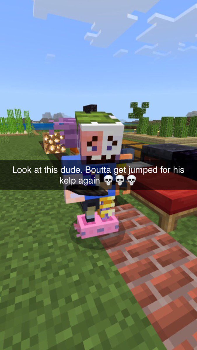 KelpChronicles's tweet image. #kelp #man #kelpman #Minecraft #mc #kelpchronicles #snapchat