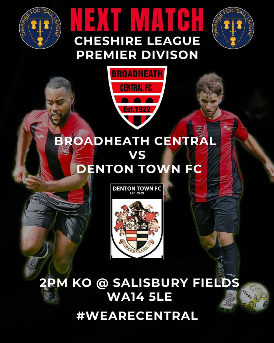 𝓤𝓹𝓬𝓸𝓶𝓲𝓷𝓰 𝓜𝓪𝓽𝓬𝓱- 1𝓼𝓽 𝓣𝓮𝓪𝓶

Our first team return home to play newly promoted <a href="/dentontown_fc/">Denton Town FC</a> on Saturday.
Ko 2pm 
🍺 Social club open